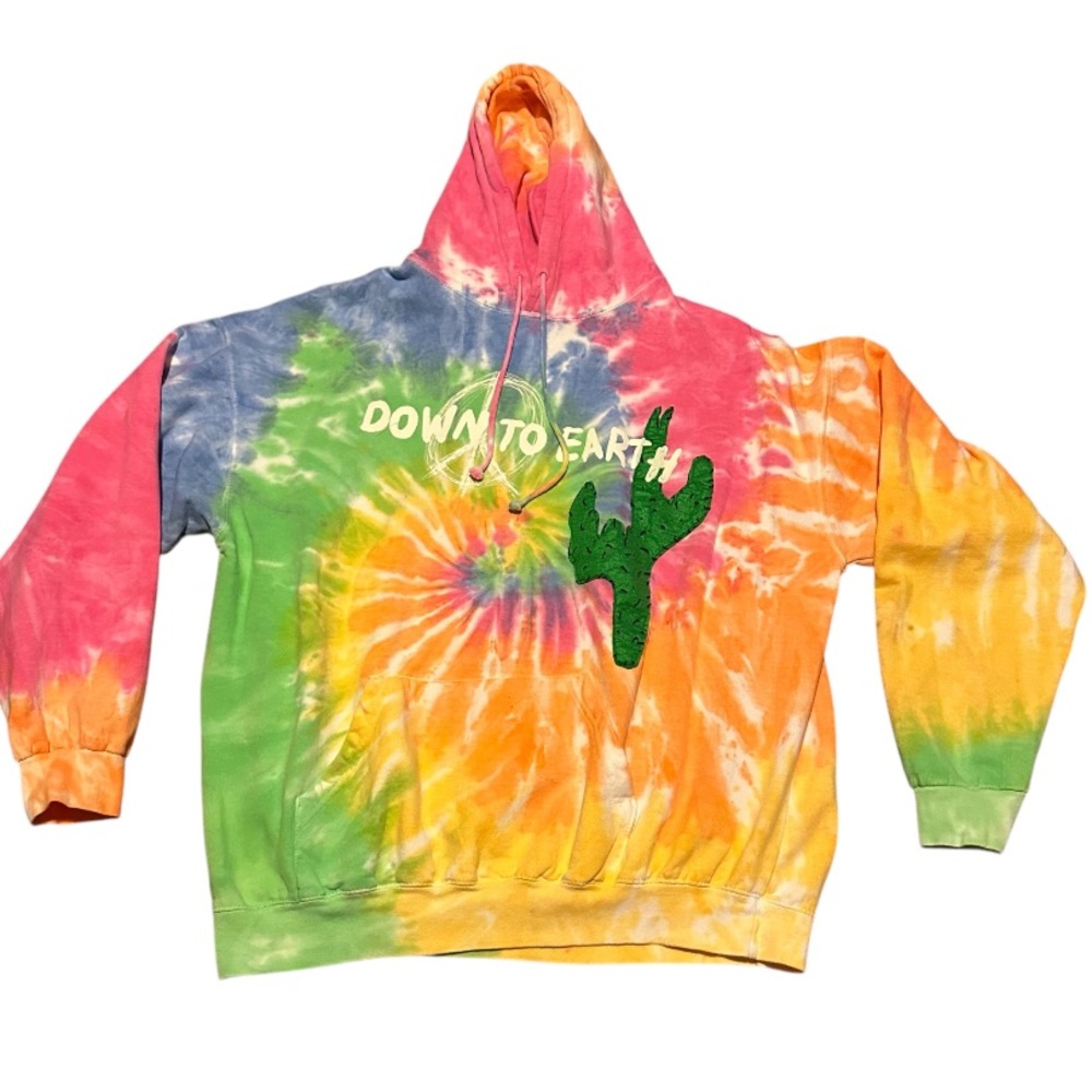 Cactus Jack by Travis Scott Astroworld x DSM Down to Earth Tie Dye Hoodi…